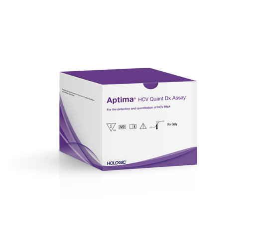 白い背景にホロジックアプティマ HCV