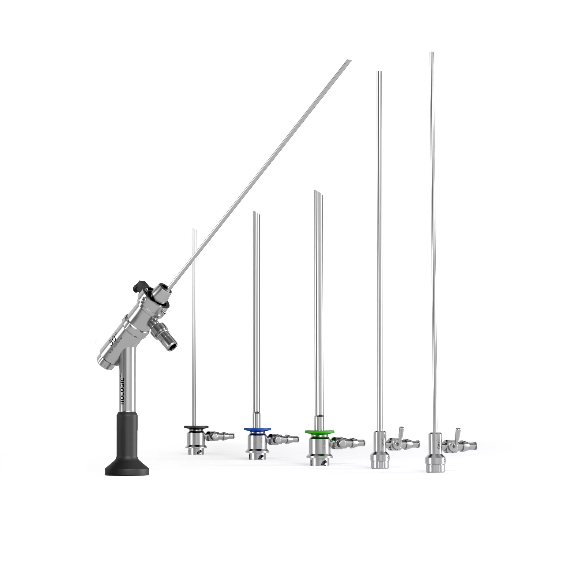 白い背景に Omni 製品