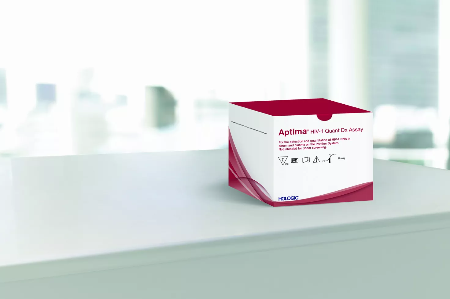 ホロジックのアプティマ® HIV-1(白い背景)