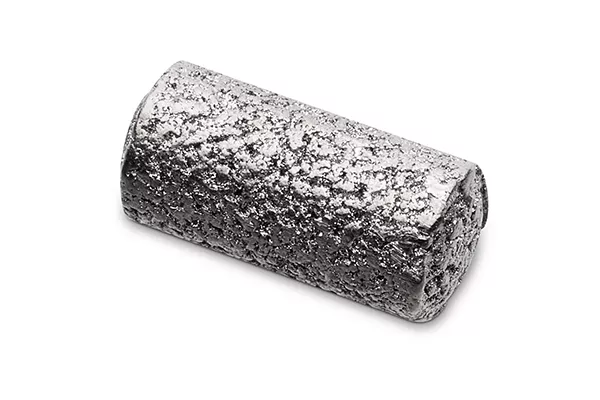 白い背景にコルク形状 TriMark 留置マーカ