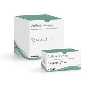 白い背景にアプティマ HPV