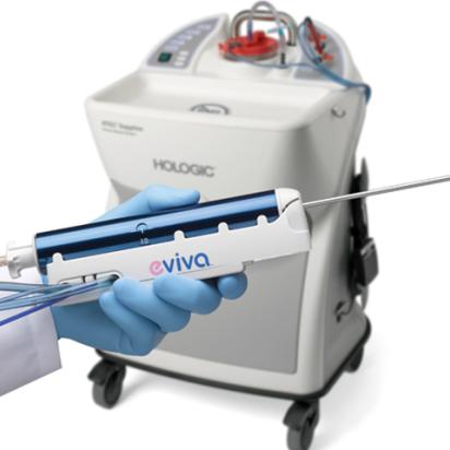 Hologic Eviva® Breast Biopsy System mot vit bakgrund